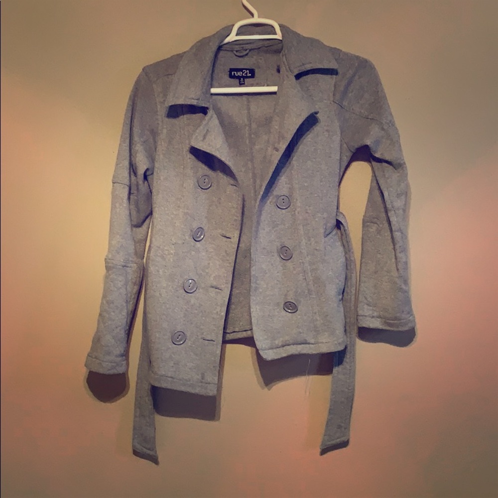 Rue21 Gray Jacket with Hood